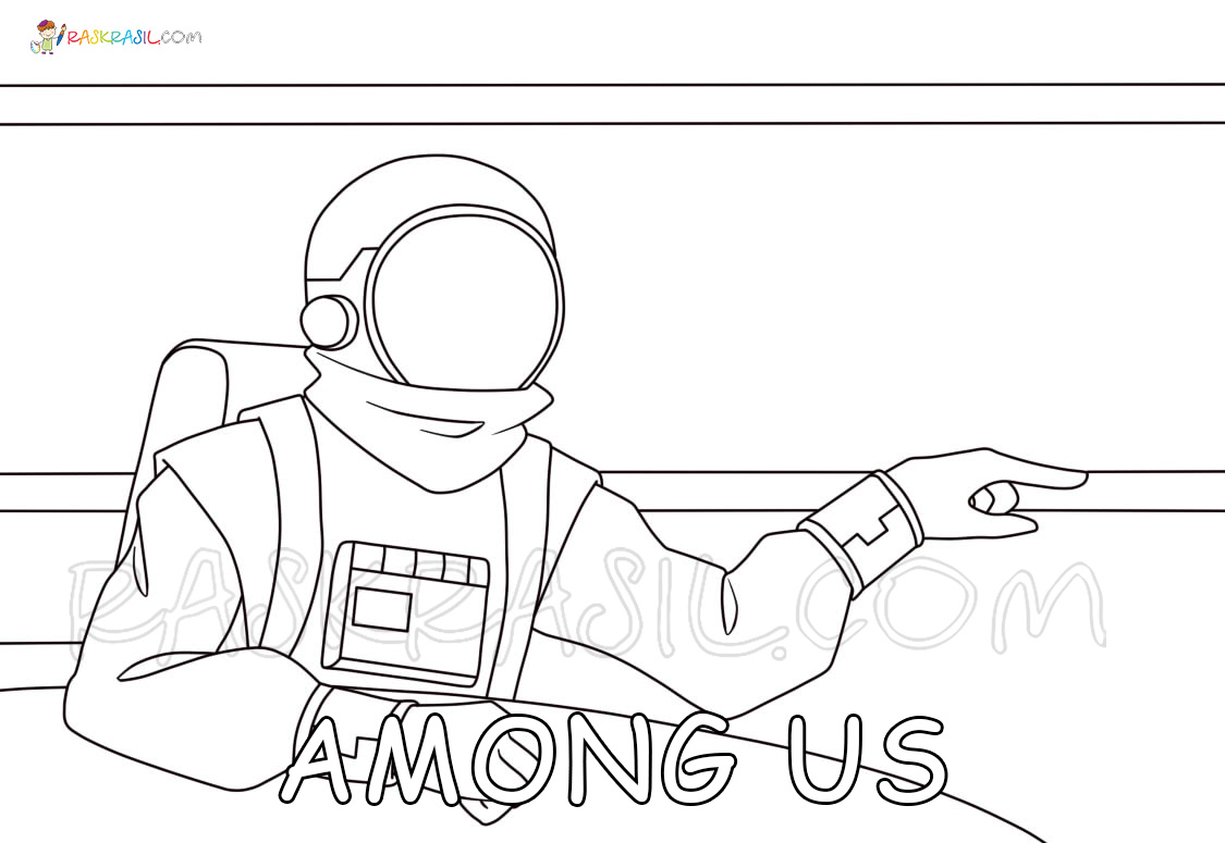 Dibujos de Among Us para Colorear