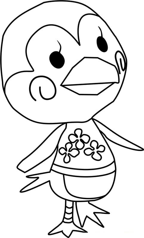 Desenhos do Animal Crossing para colorir - 100 imagens para imprimir