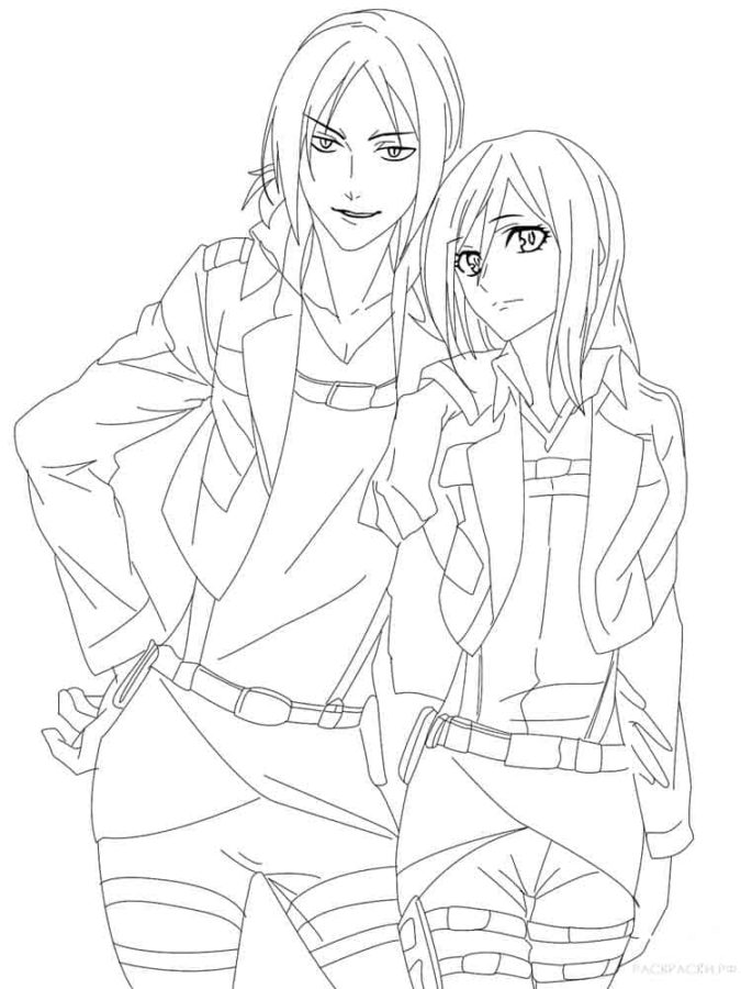 Attack On Titan Coloring Pages