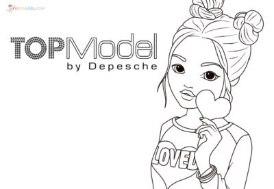 Ausmalbilder Topmodel | Neue Malvorlagen Kostenlos zum Ausdrucken