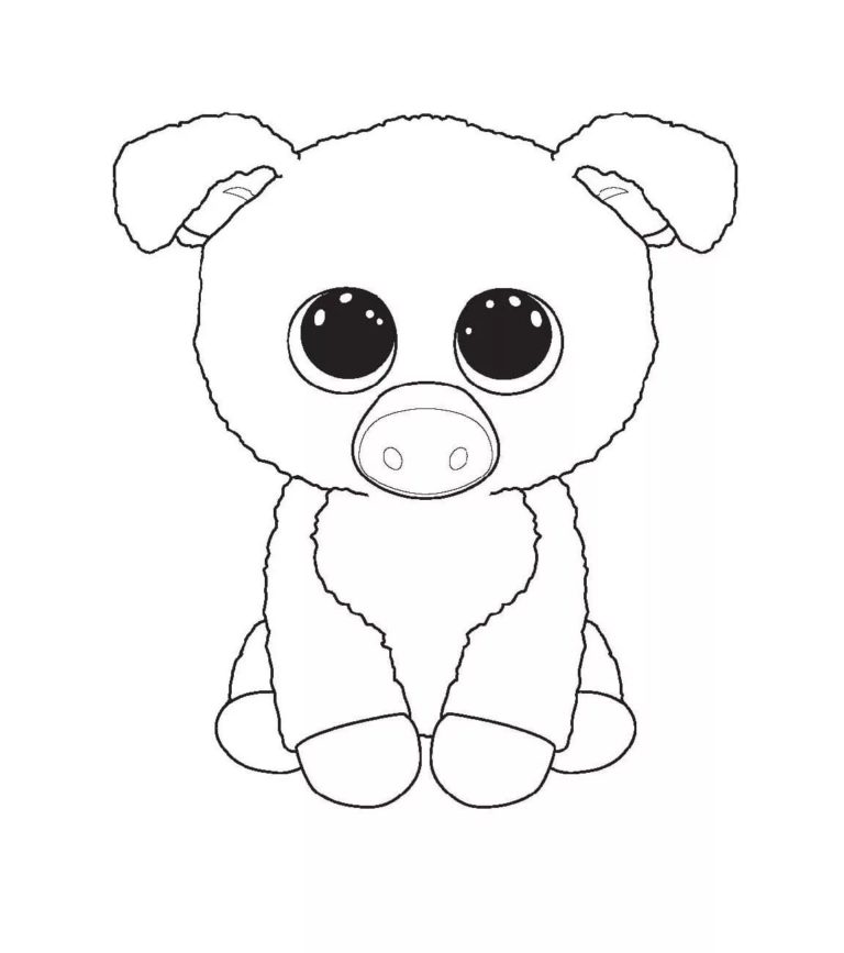 Dibujos de peluches TY para colorear - 35 imágenes para imprimir gratis