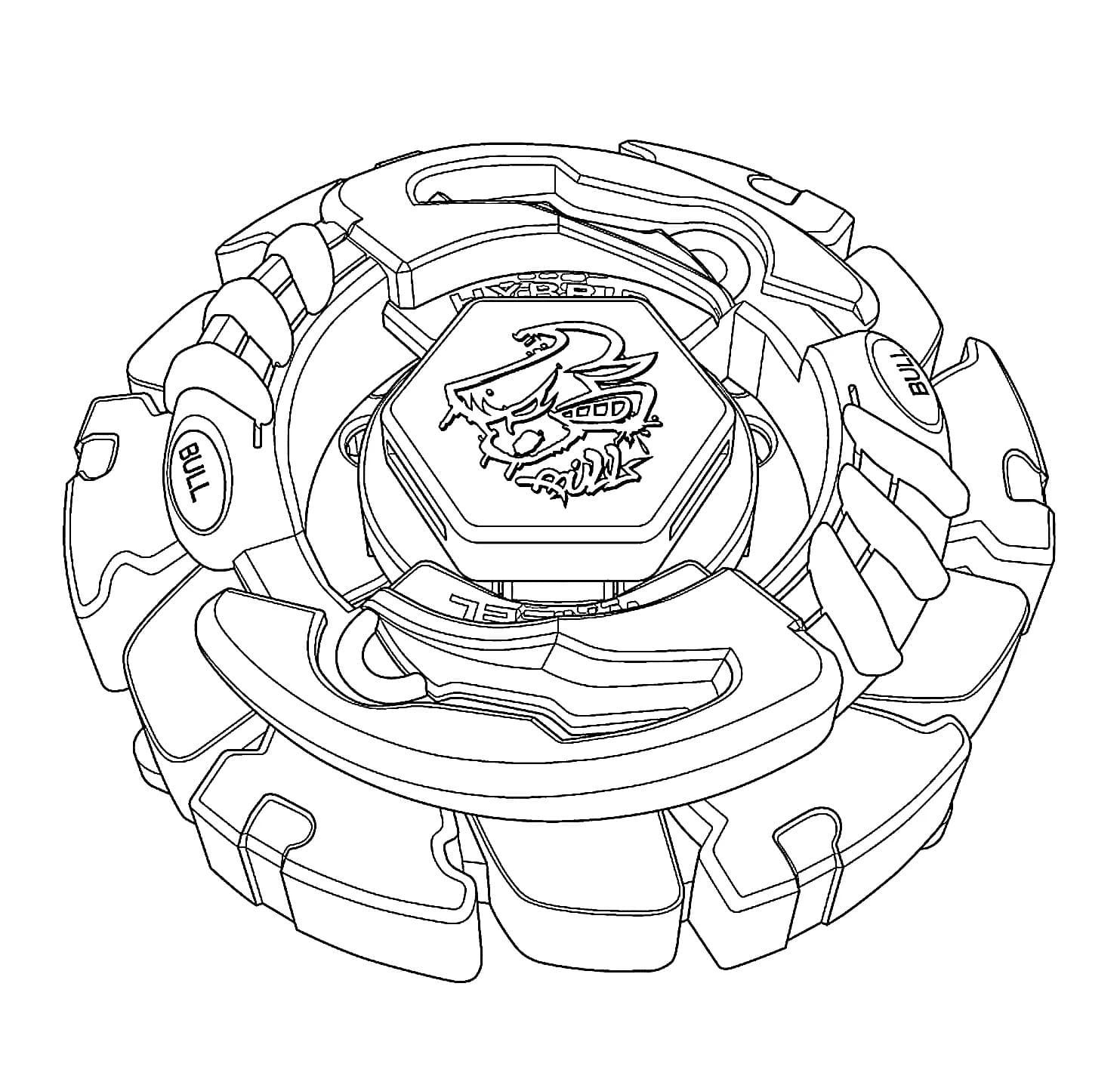 Desenhos do Beyblade para Colorir - 70 imagens para impressão gratuita