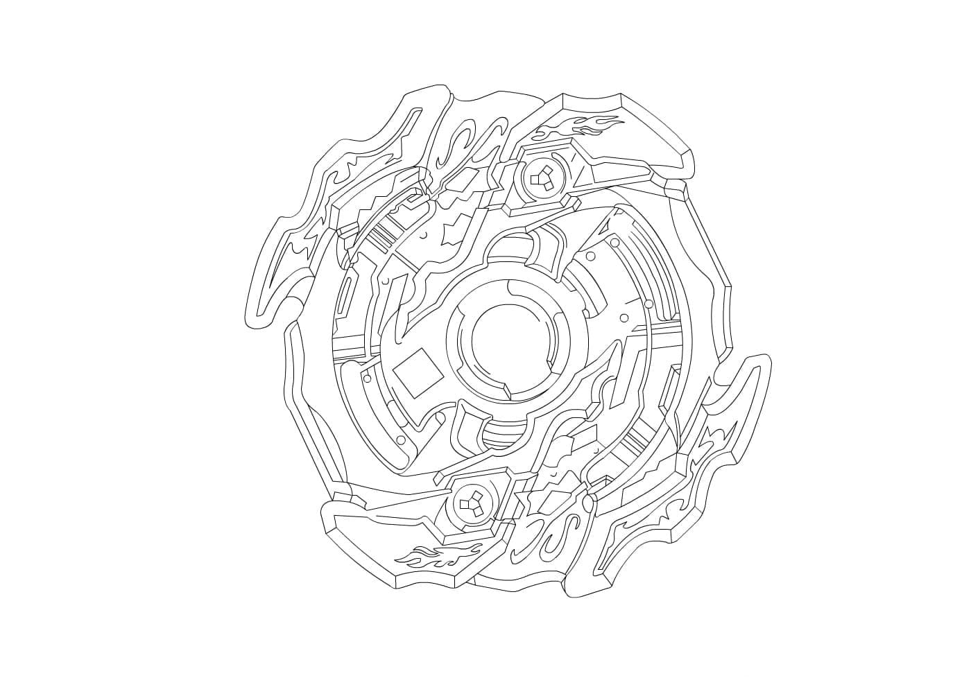 Ausmalbilder Beyblade | 70 Malvorlagen Kostenlosen zum Ausdrucken