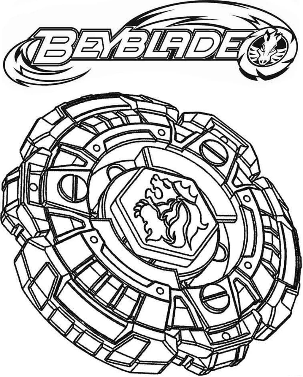 Disegni di Beyblade da colorare - 70 immagini per la stampa gratuita