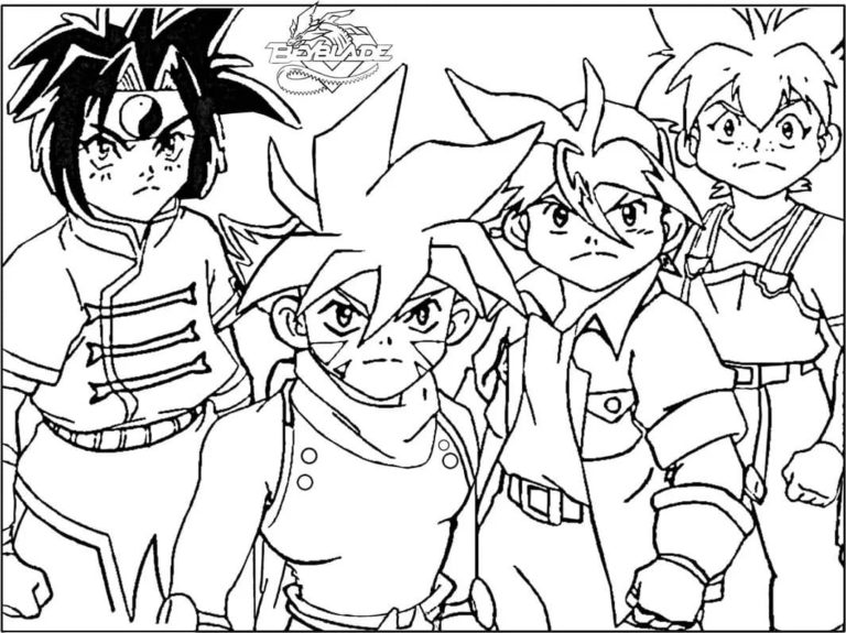 Beyblade Coloring Pages