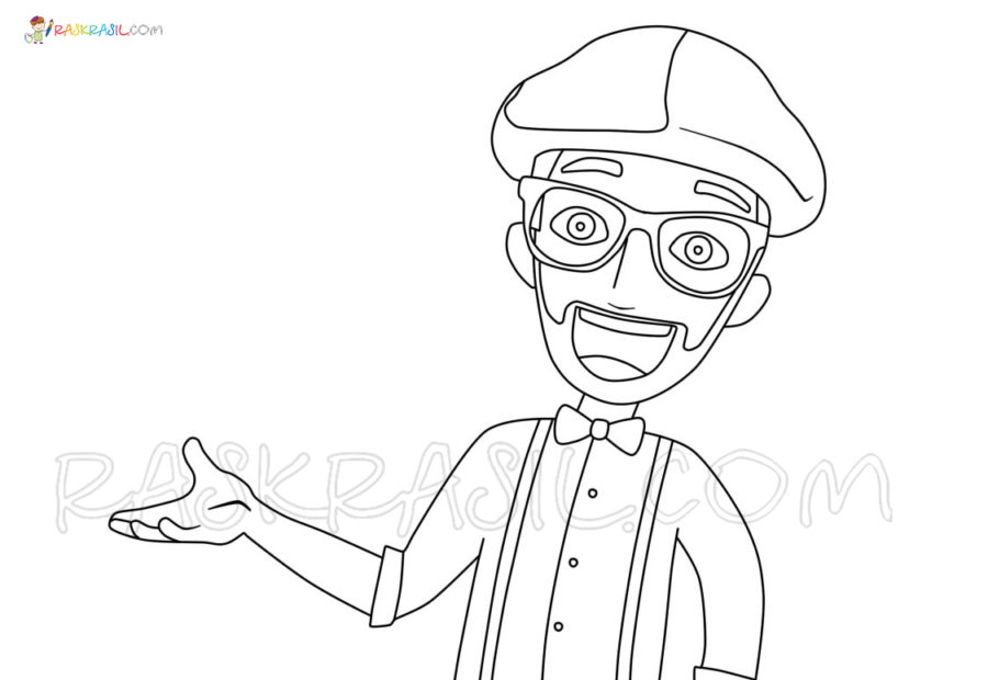 Blippi Coloring Pages | 25 Coloring Pages Free Printable