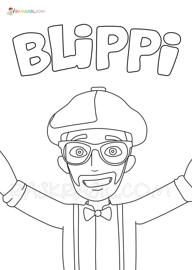Blippi Coloring Pages | 25 Coloring Pages Free Printable