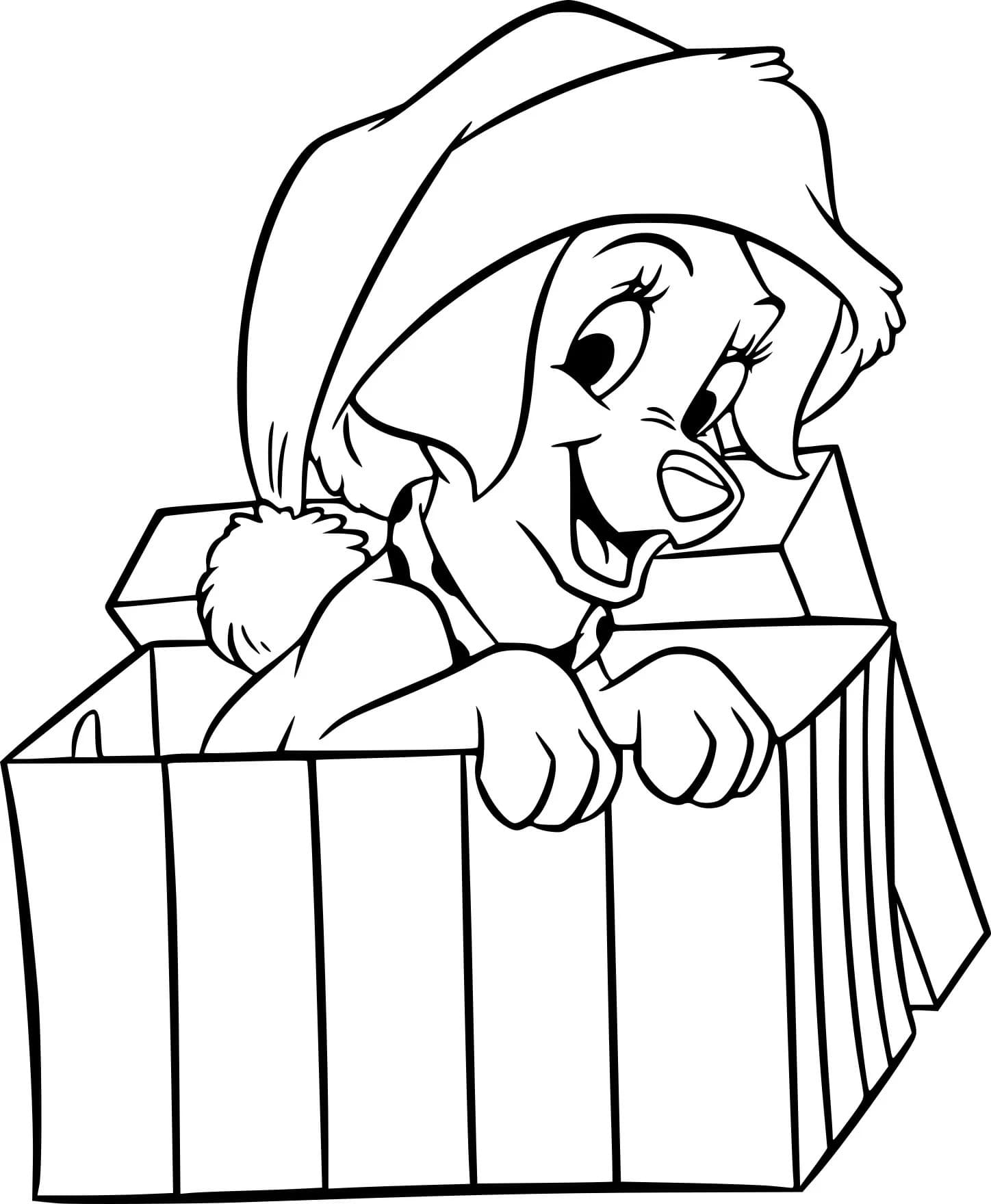 Christmas Puppy Coloring Pages | 60 images Free Printable
