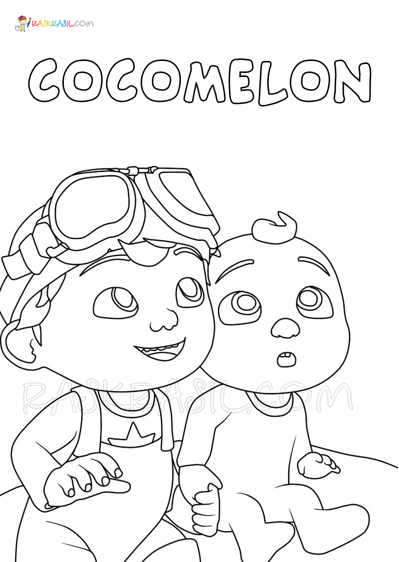 Cocomelon Coloring Pages Happy Birthday