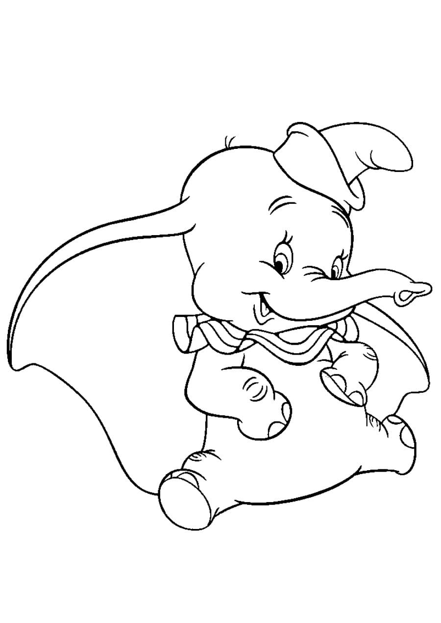 Ausmalbilder Dumbo | 70 Malvorlagen Kostenlos zum Ausdrucken