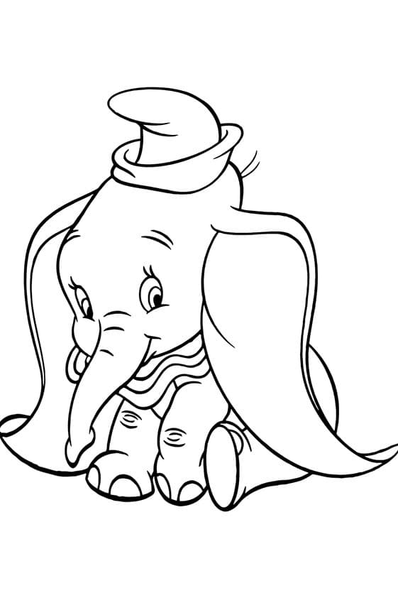 Ausmalbilder Dumbo | 70 Malvorlagen Kostenlos zum Ausdrucken