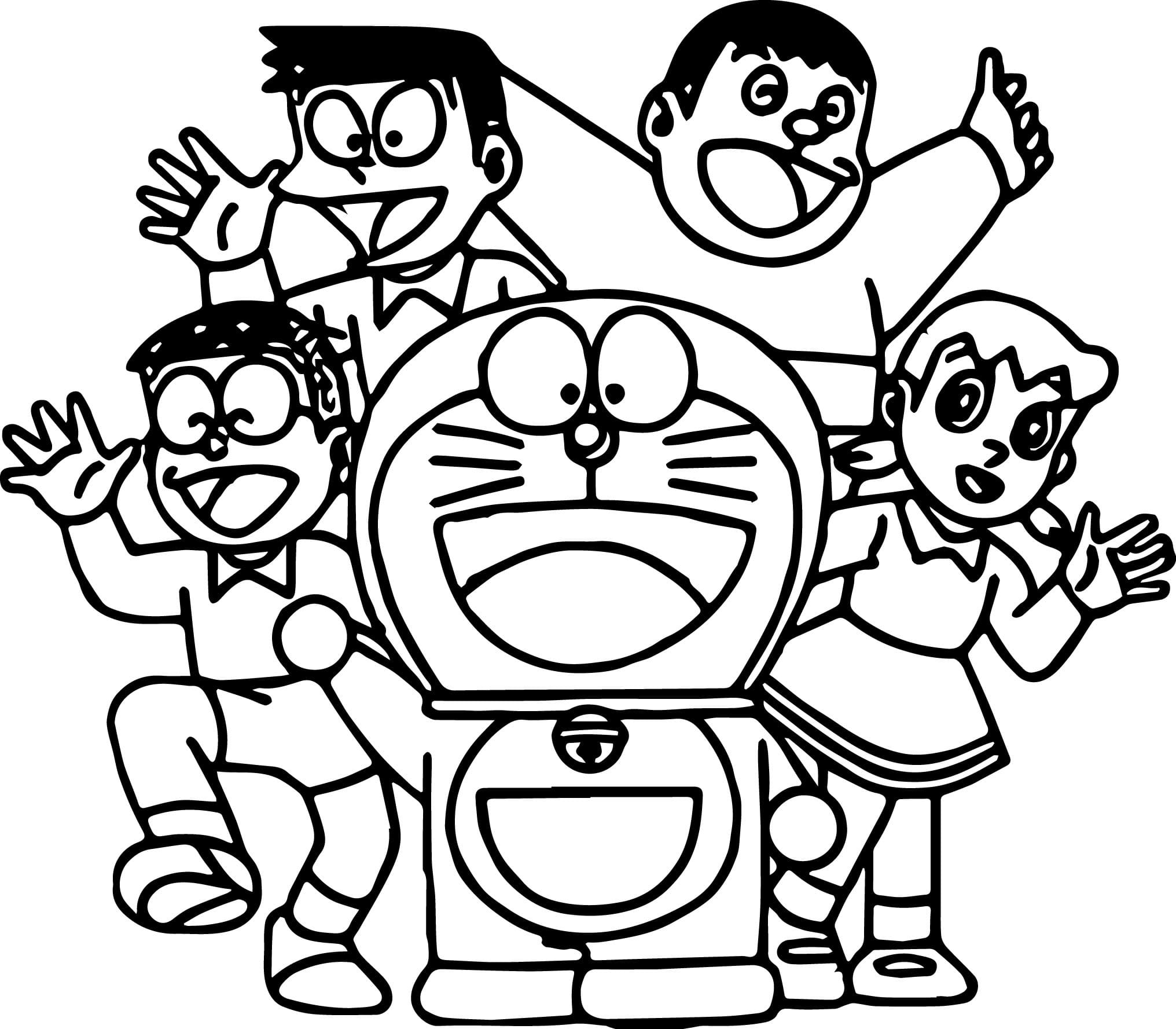 Doraemon Coloring Pages - GetColoringPages.com