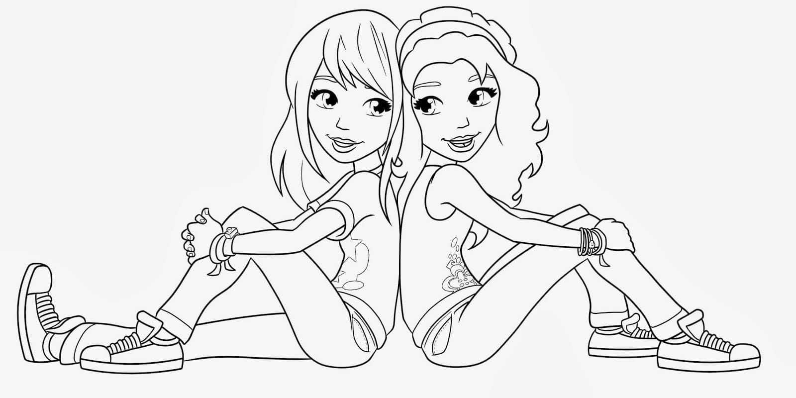 Desenhos de Lego Friends para Colorir - 60 imagens grátis para impressão