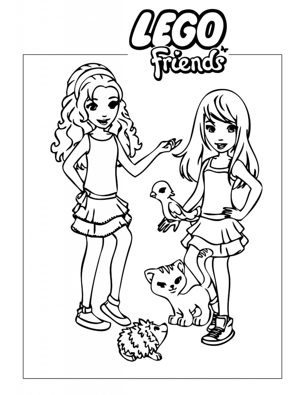 Lego Friends Coloring Pages | 60 Pictures Free Printable
