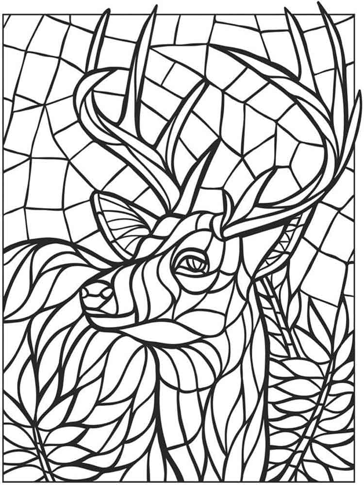 Mosaic Coloring Pages | 100 Pictures Free Printable