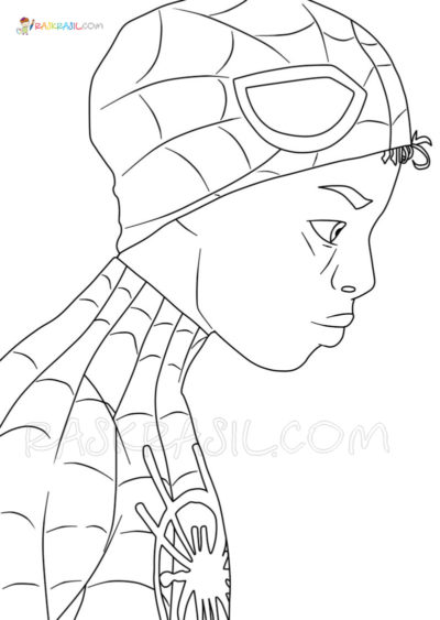 Ausmalbilder Miles Morales | Malvorlagen auf Raskrasil.com