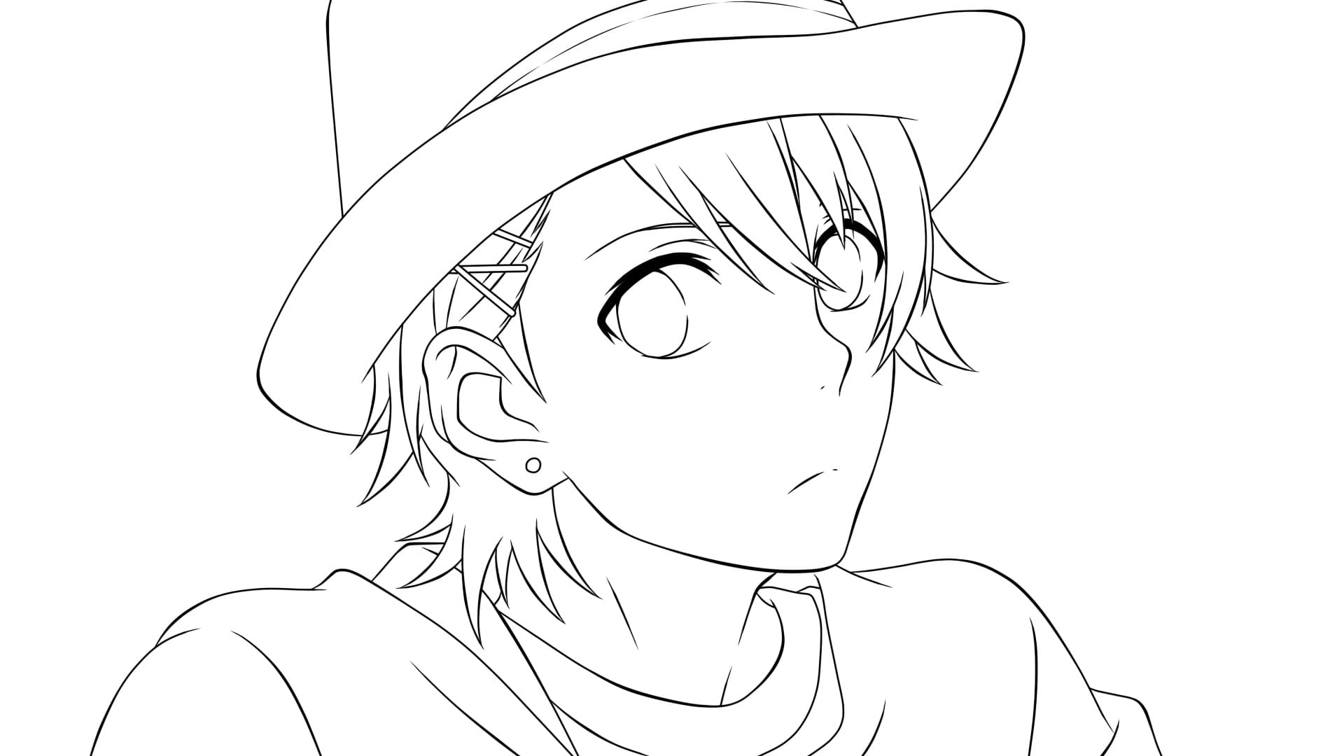 Anime Boys Coloring Pages | 110 Pictures Free Printable