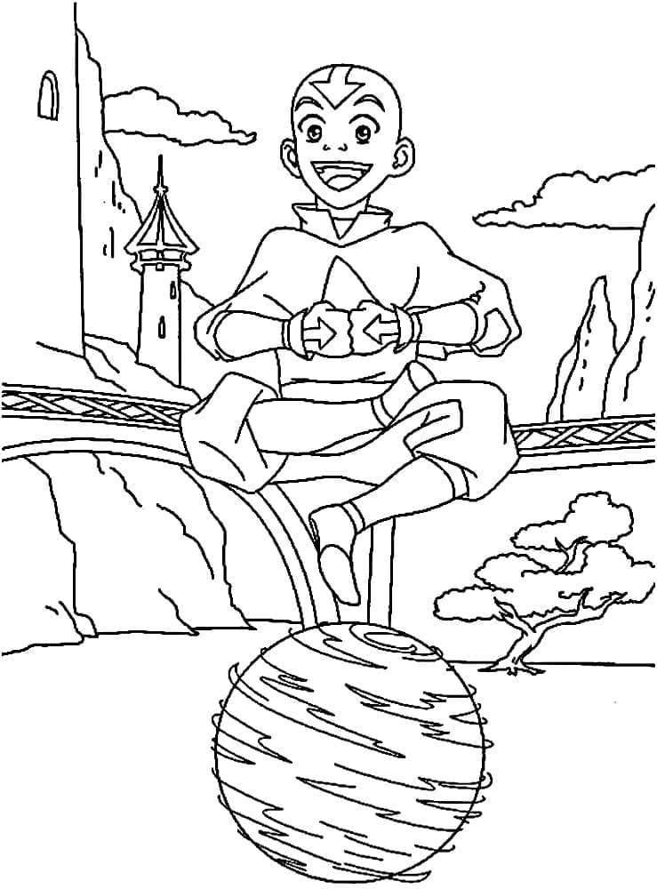 Dibujos de Avatar: la leyenda de Aang para Colorear - 100 imágenes para imprimir gratis