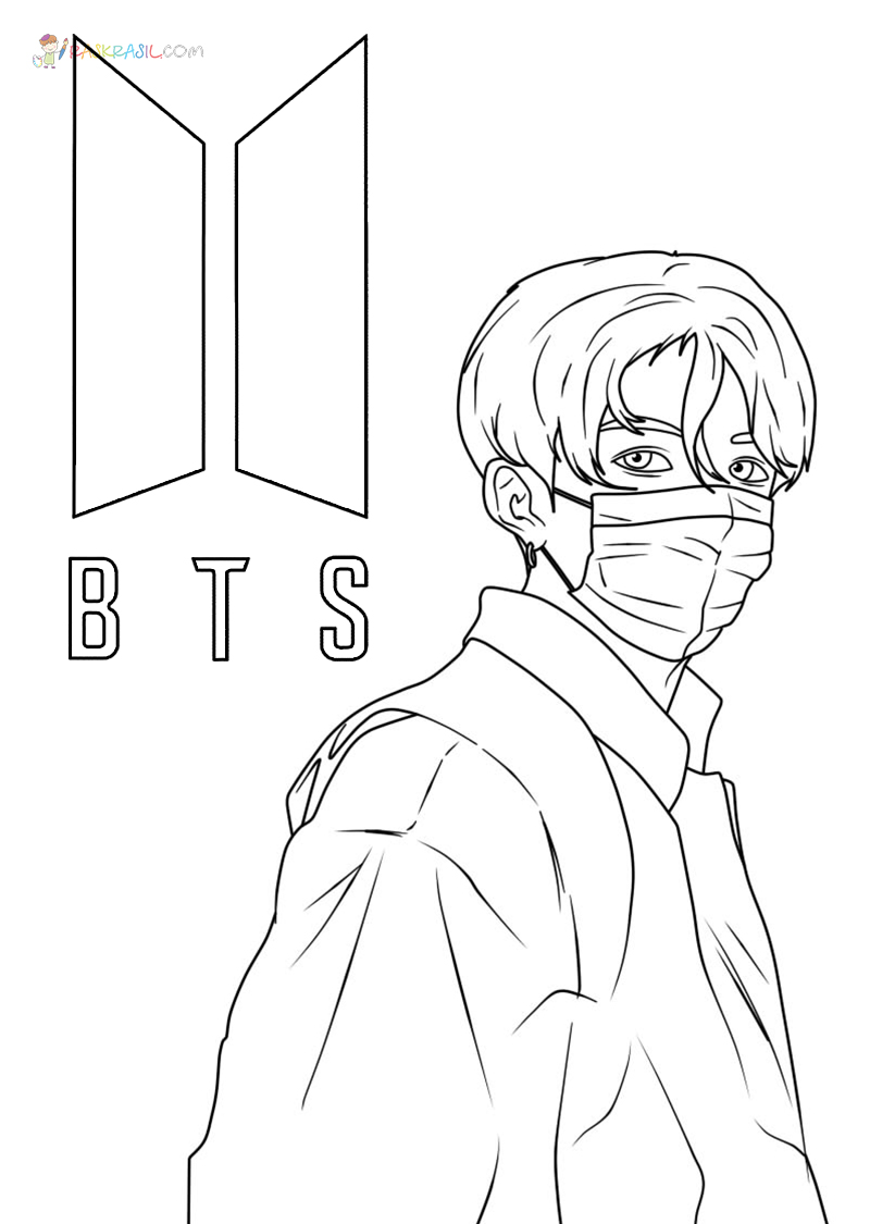 BTS Coloring Pages