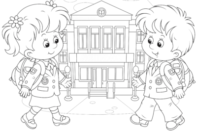 Раскраски Школа | Распечатать бесплатно