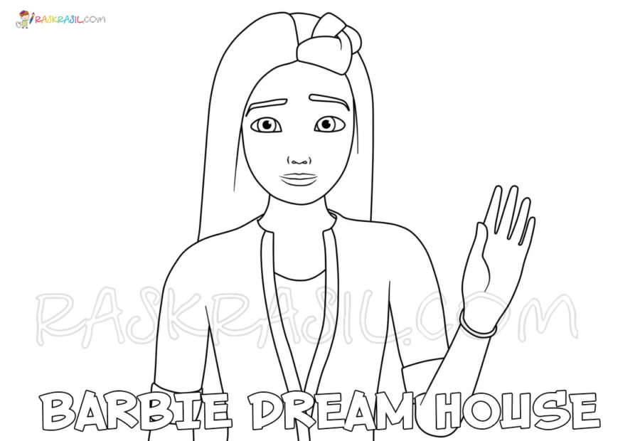Barbie Dream House Coloring Pages | New Images Free Printable