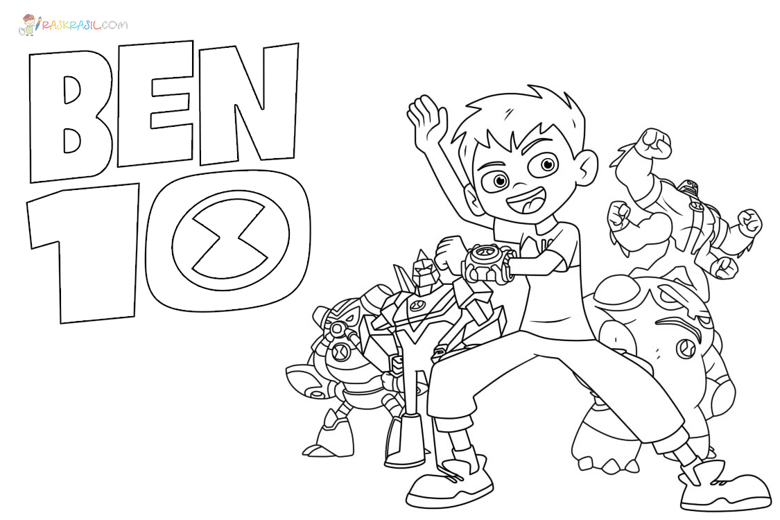 Desenhos de Ben 10 para Colorir - 130 imagens para impressão gratuita