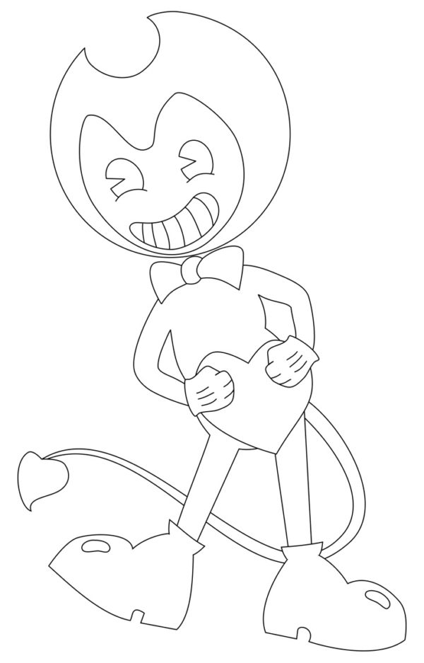 Bendy and the Ink Machine Coloring Pages | New images Free Printable
