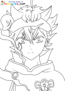 Desenhos de Black Clover para Colorir