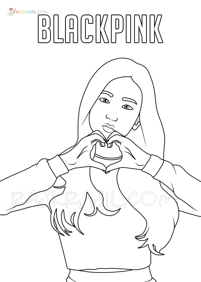 Blackpink Coloring Pages   New Images Free Printable