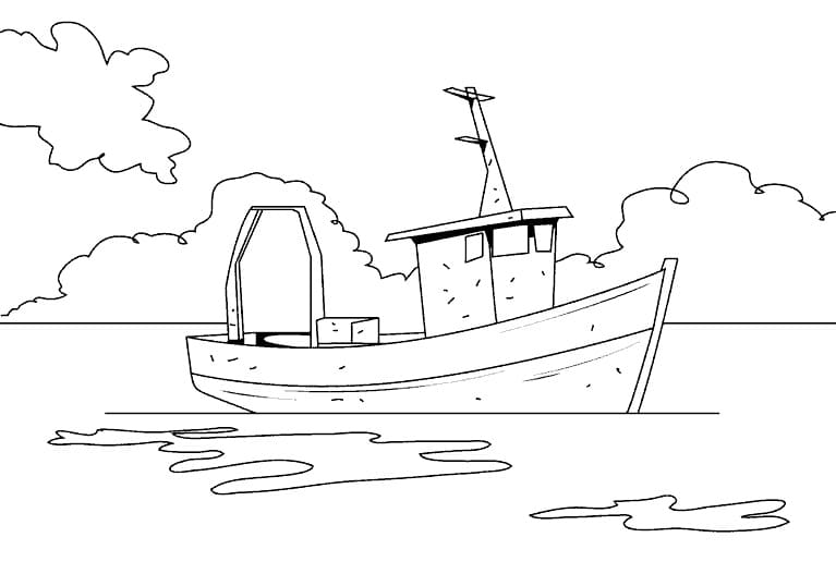 Ausmalbilder Boote | 100 Malvorlagen Kostenlos zum Ausdrucken