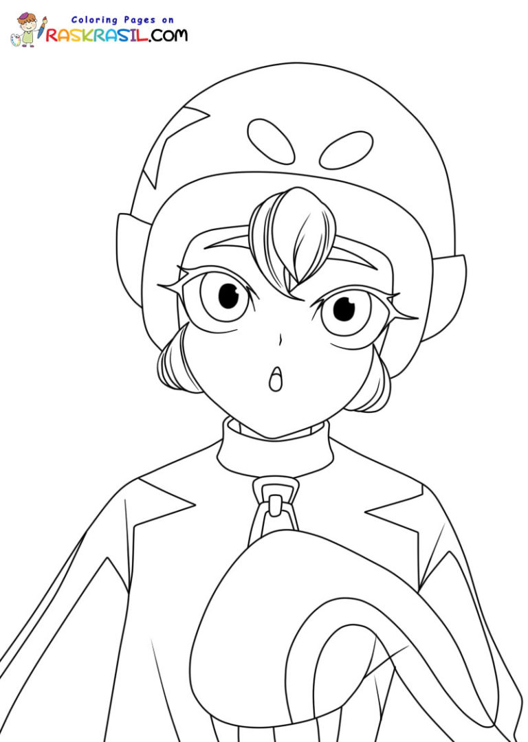 Coloriage Bonnie Brawl Stars à imprimer