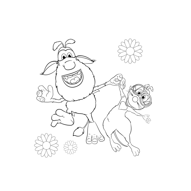 Download Booba Coloring Pages 30 Best Images Free Printable