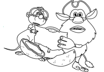 Booba Coloring Pages | 30 Best Images Free Printable