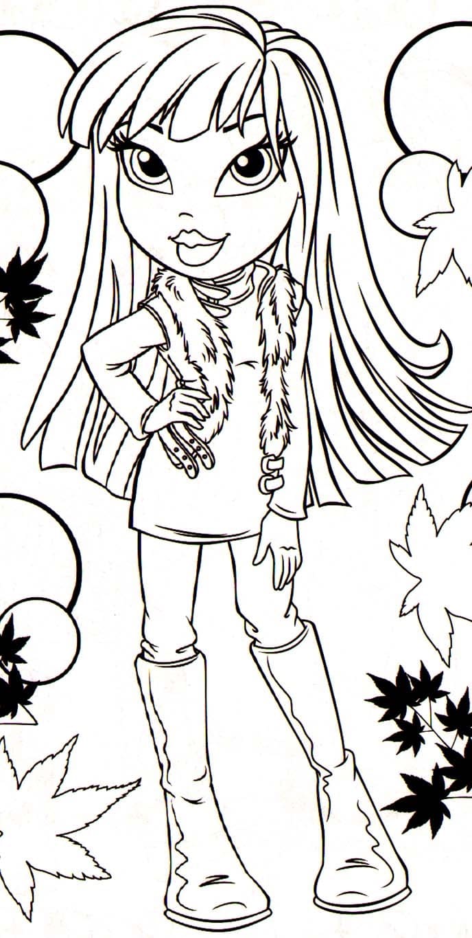 Bratz coloring picture