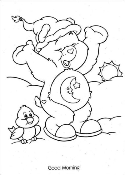 Dibujos de Ositos Cariñositos para colorear - 100 imágenes para imprimir
