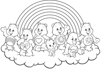 Care Bears Coloring Pages | 100 images Free Printable