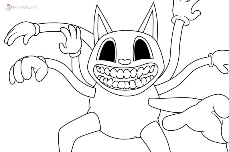 Disegni di Cartoon Cat da colorare - Nuove immagini per la stampa gratuita