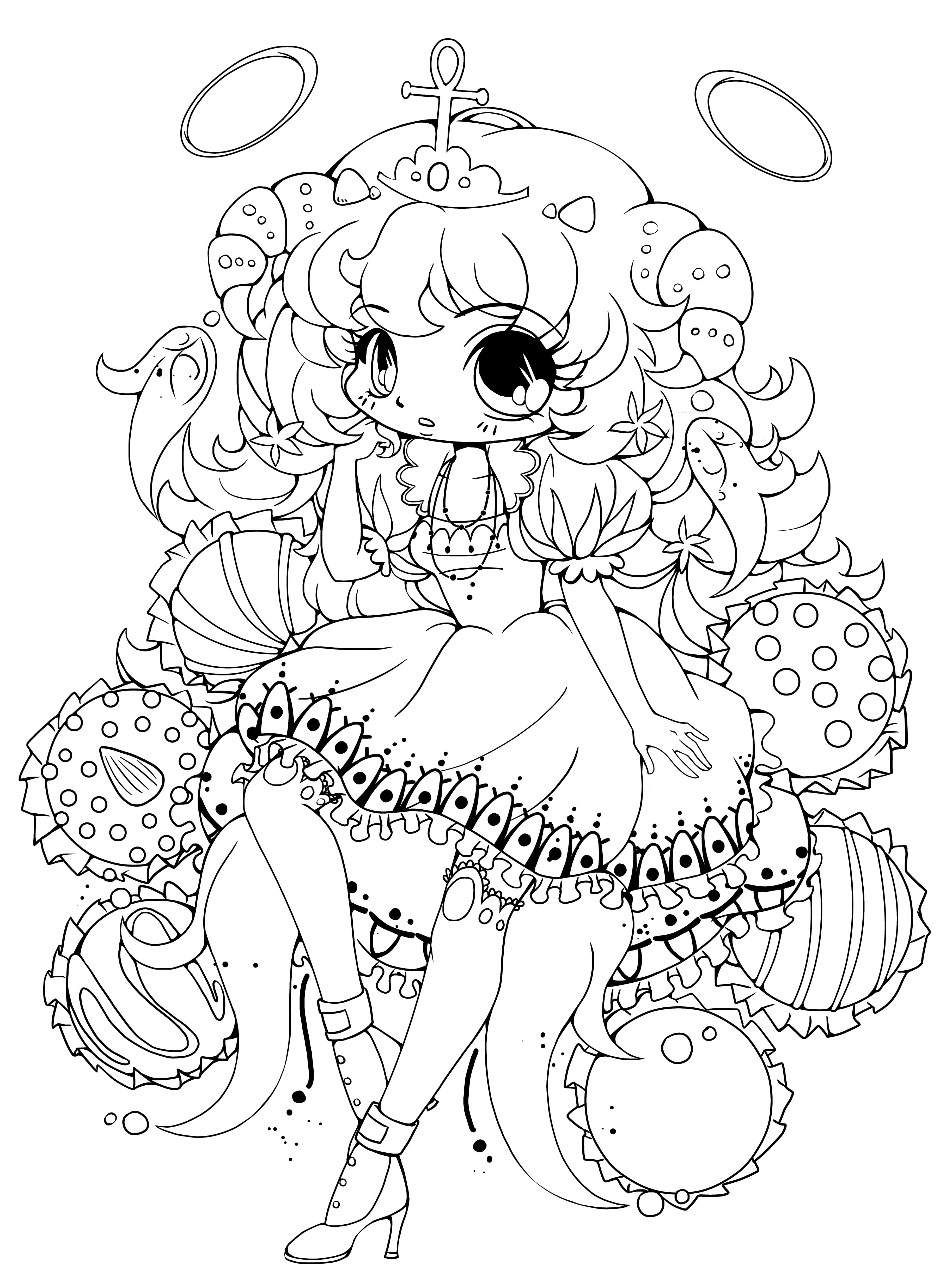 Discover more than 80 chibi anime coloring pages super hot - in.coedo ...