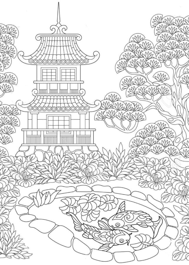Coloriage Chine - 100 pages à colorier à imprimer gratuits