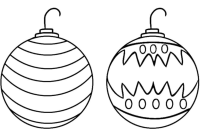 Julekuler Fargeleggingsark