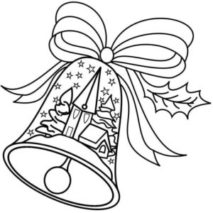 Christmas Bells Coloring Pages | 100 Pictures Free Printable