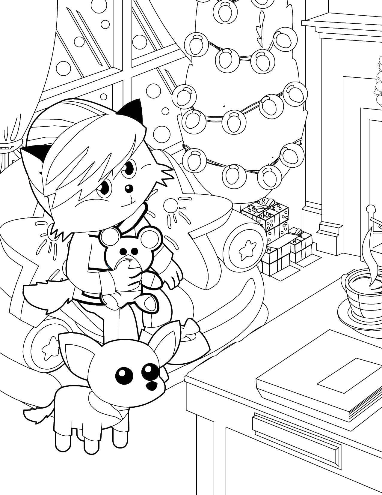 Raskrasil.com-Coloring-Pages-Christmas-Kittens-27