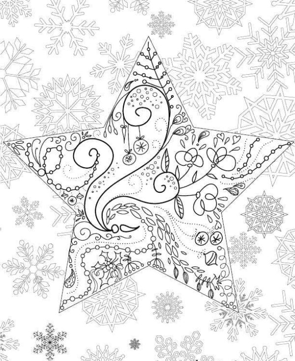 10 Beautiful Christmas Stars Coloring Pages to Capture the Magic of the Season