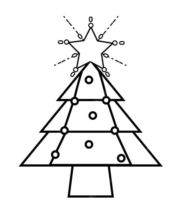 Christmas Star Coloring Pages | 40 Pictures Free Printable
