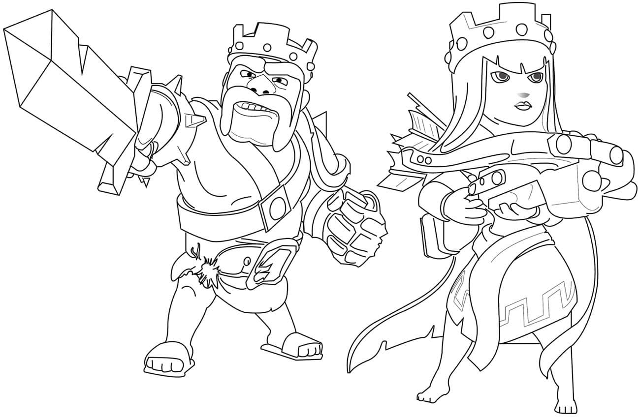 Clash Of Clans Coloring Pages | 100 Pictures Free Printable