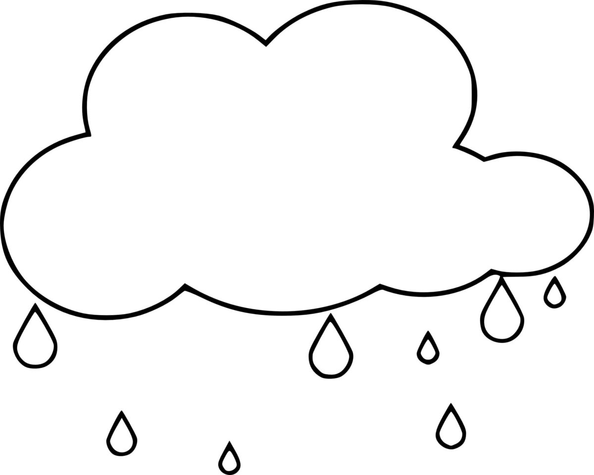 Coloriage Nuage à imprimer