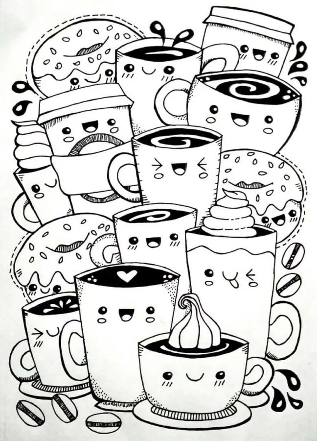 Starbucks Coffee Coloring Pages