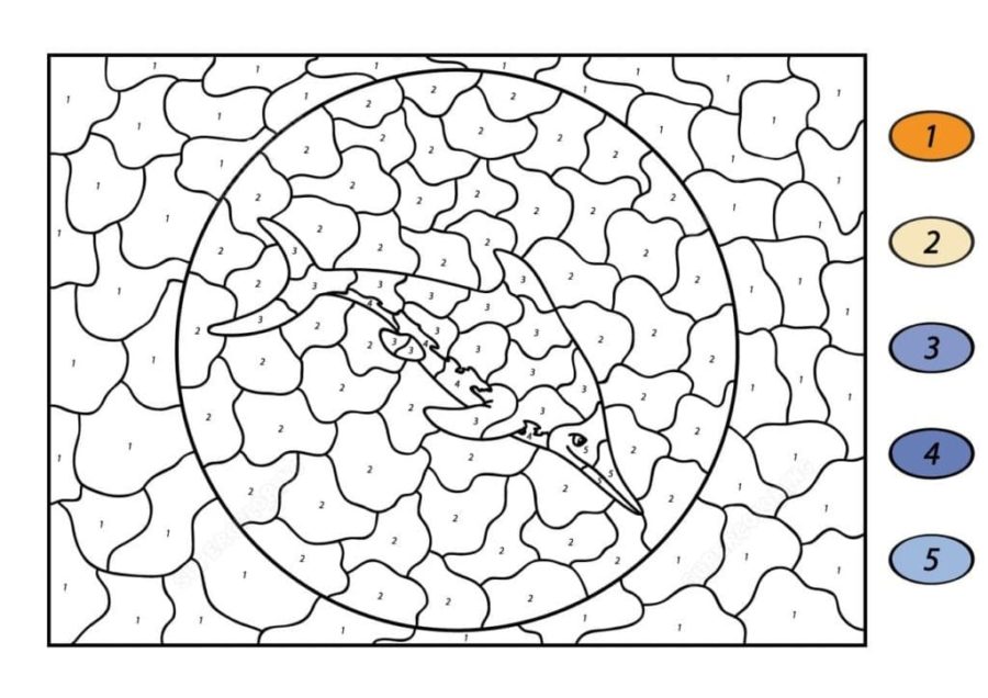 Dibujos para Colorear por Número para Adultos