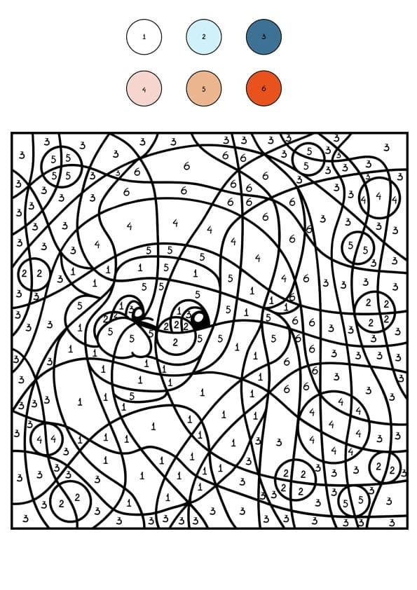 Dibujos para Colorear por Número para Adultos