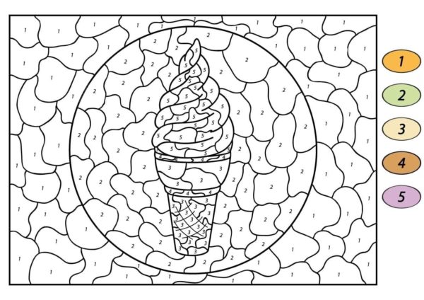 Dibujos para Colorear por Número para Adultos